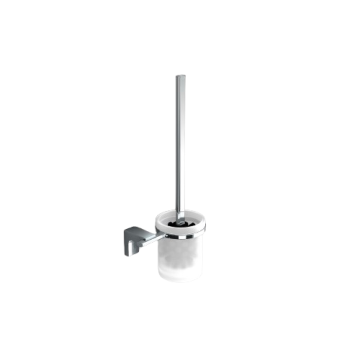 Toiletborstel Eletech chroom met houder