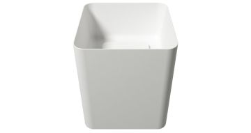 Solid Surface wastafel Aris 42x42x50cm (lxdxh)
