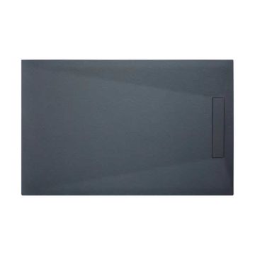 Composiet douchebak One Eco 90x140 cm granito antraciet