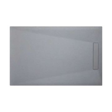 Composiet douchebak One Eco 100x140 cm granito grijs