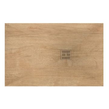 Komposit duschwanne nach mass Slim Wood