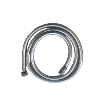 Doucheslang kunststof 170cm zilver glad