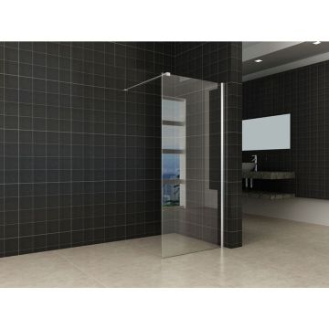 Vaste douchewand Luna 90cm, 10mm veiligheidsglas