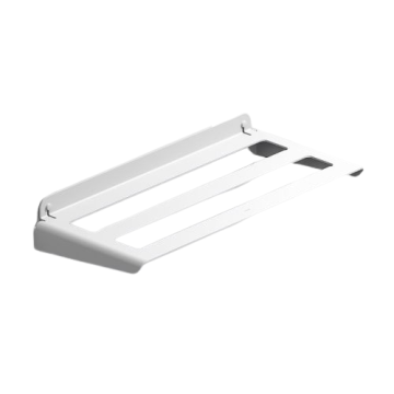 Handdoekrek Aluminium wit 63,5x30cm