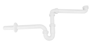 Platzsparender ausziehbarer Spülbecken Siphon