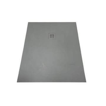 Composiet douchebak Solid Eco 90x130cm Granito Betongrijs RAL7004