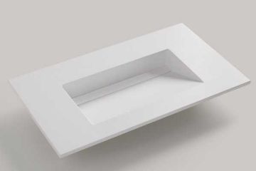 Composiet wastafel op maat - Cosmo - tot 51cm diep