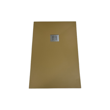 DOUCHEBAK COMPOSIET SOLID ECO 70X120CM EGAAL BRUINBEIGE RAL1011