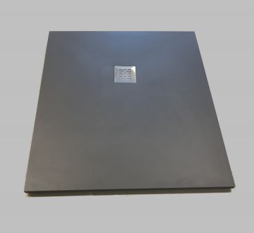 Composiet douchebak Solid Eco 100x100cm antraciet