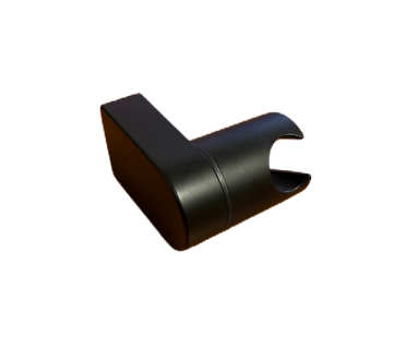 Kantelbare handdouchehouder Tube Nero