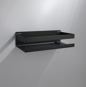 Shelf / Planchet box mat zwart 20cm