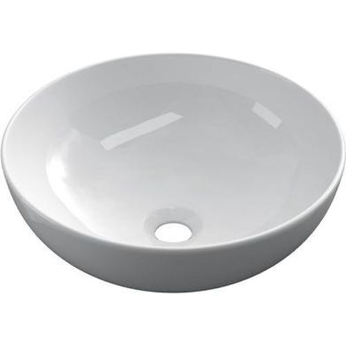 Keramische ronde opbouw waskom Bola Fino ø32,5cm wit