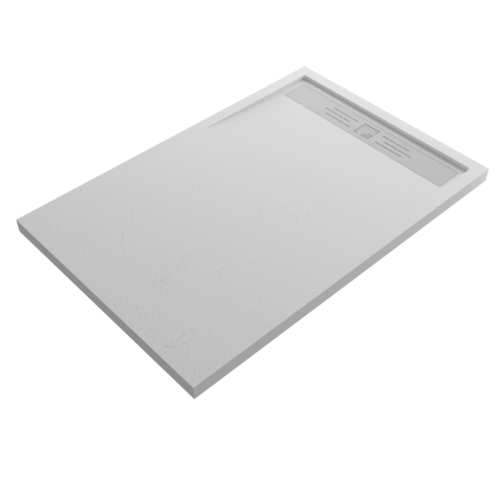 Composiet douchebak Evolution Eco 80x115cm Leisteen Wit Ral9003