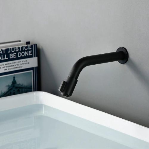 Inbouw fonteinkraan Tube mat zwart