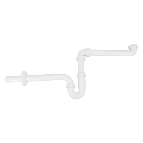 Platzsparender ausziehbarer Spülbecken Siphon