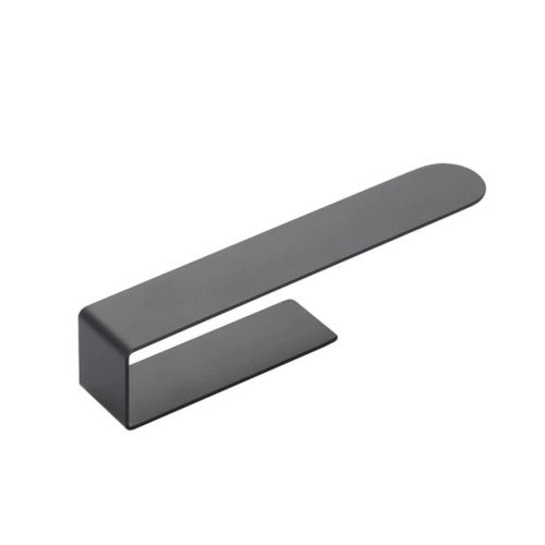 Handdoekhouder slim 37 cm zwart