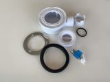 Plat Douchebak McAlpine sifon - Inbouwhoogte 55mm - Gatmaat 90 mm