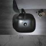 Keramische ovale opbouw waskom Oval mini 46x33cm zwart