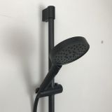 Doucheset Nero mat zwart - Handdouche ø 12 cm - Glijstang 68 cm - Doucheslang 160 cm