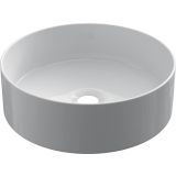 Keramische ronde opbouw waskom Cylindrico ø35cm wit