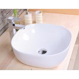 Waskom opbouw Palma 40x40cm keramisch wit