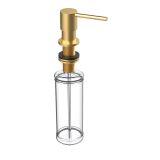 Inbouw zeepdispenser Lux Goud voor bladmontage