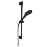Doucheset Nero mat zwart - Handdouche ø 12 cm - Glijstang 68 cm - Doucheslang 160 cm