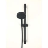 Doucheset Nero mat zwart - Handdouche ø 12 cm - Glijstang 68 cm - Doucheslang 160 cm