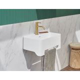 Wastafel York 50x31cm Solid Surface wit mat