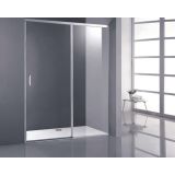 2-delige douchewand met schuifdeur Luxury - 8mm