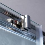 4-teiliger Duschwand Eckeinstieg mit Schiebetüren Cosmo 6mm