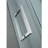 4-teiliger Duschwand Eckeinstieg mit Schiebetüren Cosmo 6mm