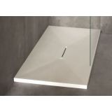 Solid Surface douchebak Hydra 90x120cm wit
