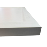 Composiet douchebak met rand Stone Eco 94,5x126cm Egaal Wit Ral9003
