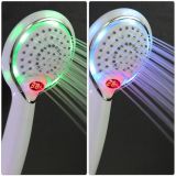 LED handdouche wit-chroom met digitale temperatuur aanduiding