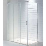 4-delige Douchewand met schuifdeuren en zijwand Trebol - 6mm