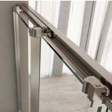 3-delige Douchewand met schuifdeuren Trento - 6mm