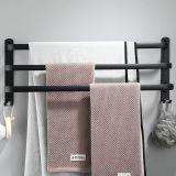 Drievoudig handdoekrek Nero 60cm zwart