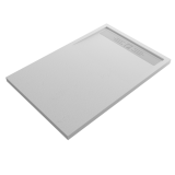 Composiet Douchebak Evolution Eco 81x101cm Leisteen Wit Ral9003