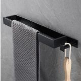 Handdoekhouder Cubic 40cm mat zwart