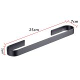 Handdoekhouder Eclipse 25cm zwart