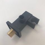 Houder Cuadro voor handdouche met muuraansluiting en waterinlaat mat zwart