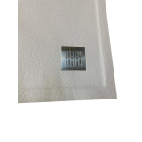 DOUCHEBAK COMPOSIET KWARTROND MET RAND STONE ECO 85X85CM HONINGGRAAT BETONGRIJS RAL7004
