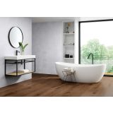 Vrijstaand  Solid Surface ligbad Aran 180x85cm mat wit