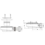 Komposit Light Duschwanne Boston