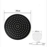 Hoofddouche Slim ø25cm mat zwart