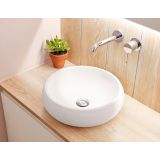 Waskom opbouw Bowl composiet ø41cm wit mat