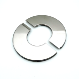 Rozet 2-delig 65x23mm chroom
