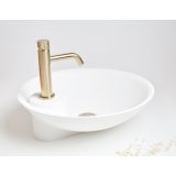 Waskom opbouw Bowl composiet ø41cm wit mat