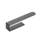 Handdoekhouder slim 37 cm zwart